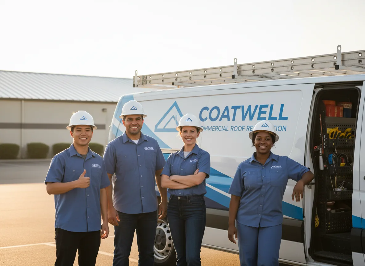 Commercial roof coating company in Kelly, LA